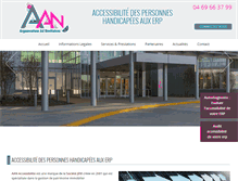 Tablet Screenshot of aan-accessibilite.com